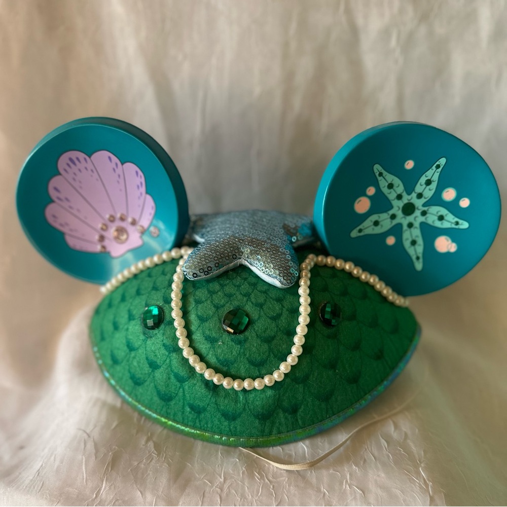The little mermaid Disneyland Mickey ears hat